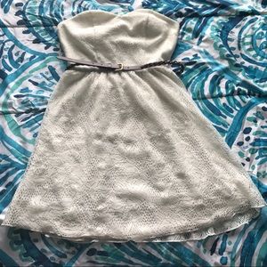 White Lace Sun Dress